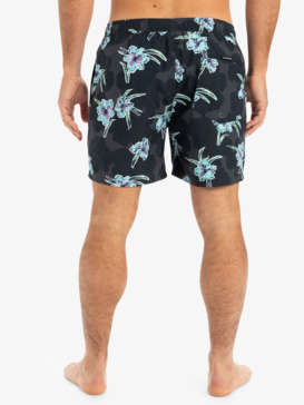 quiksilver, Everyday Straight 15" - Schwimmshorts für Männer, BACKYARDS BLACK - KVJ7 (kvj7) Everyday Straight 15" - Swim Shorts for Men  EQYJV04121