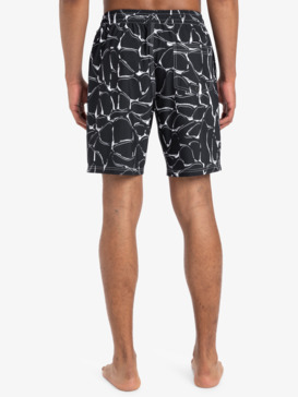 quiksilver, Mercury Straight 19" - Schwimmshorts für Männer, BLACK MERCURY (kvj6) Mercury Straight 19" - Swim Shorts for Men  EQYJV04125