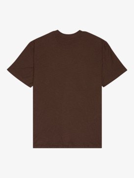 quiksilver, Slub Roundneck - Camiseta de manga corta para hombre, CHOCOLATE BROWN (csd0) Slub Roundneck - Short Sleeve T-Shirt for Men  EQYKT04391