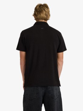 quiksilver, Mw Pique Polo - Kurzärmliges Polo-Hemd für Männer, BLACK (kvj0) Mw Pique Polo - Short Sleeve Polo Shirt for Men  EQYKT04392