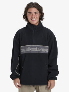 quiksilver, Omni Sherpa Hz - Polaire technique à col zippé pour Homme, BLACK (kvj0) Omni Sherpa Hz - Half-Zip Technical Fleece for Men  EQYPF03064
