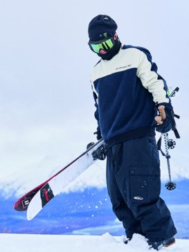 quiksilver, High Altitude - "Crew Fleece for Men, TRUE BLACK (kvj0) High Altitude - "Crew Fleece for Men  EQYPF03069