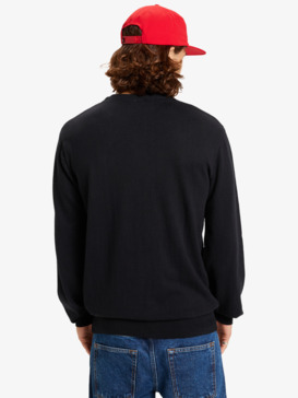 quiksilver, Diamond - Langärmliger Strickpullover für Männer, BLACK (kvj0) Diamond - Long Sleeve Knitted Jumper for Men  EQYSW03334