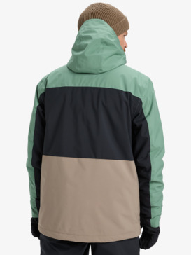quiksilver, Sycamore Block 20K - Technical Snow Jacket for Men, DARK IVY (gnd0) Sycamore Block 20K - Technical Snow Jacket for Men  EQYTJ03503