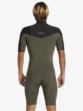 quiksilver, 2/2mm Everyday Sessions - Short Sleeve Spring Suit for Men, THYME (cqy0) 2/2mm Everyday Sessions - Short Sleeve Spring Suit for Men  EQYW503036
