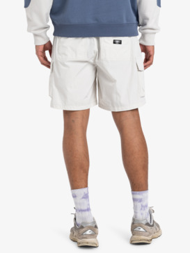 quiksilver, Mercury 18" - Shorts mit elastischem Bund für Männer, LUNAR ROCK (sfb0) Mercury 18" - Elastic Waist Walkshorts for Men  EQYWS03885