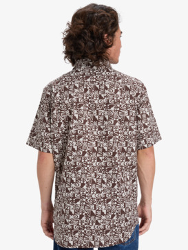 quiksilver, Apero Classic - Kurzärmliges Hemd für Männer, CHOCOLATE BROWN MINI DESERT CH (csd6) Apero Classic - Short Sleeve Shirt for Men  EQYWT04605