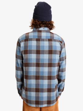 quiksilver, Motherfly Plaid - Langärmliges Hemd für Männer, CHINA BLUE MOTHERFLY CHECK (bnd1) Motherfly Plaid - Long Sleeve Shirt for Men  EQYWT04642