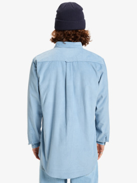 quiksilver, Smoke Trail Cord - Langärmliges Hemd für Männer, ASHLEY BLUE (bhl0) Smoke Trail Cord - Long Sleeve Shirt for Men  EQYWT04652
