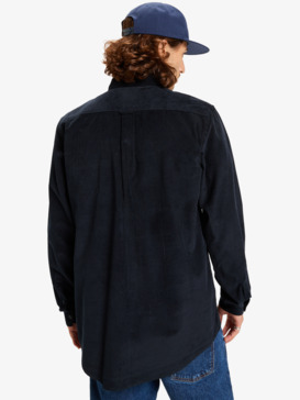 quiksilver, Smoke Trail Cord - Langärmliges Hemd für Männer, BLACK (kvj0) Smoke Trail Cord - Long Sleeve Shirt for Men  EQYWT04652