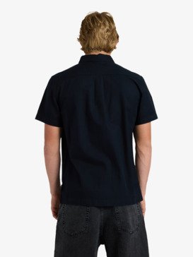 quiksilver, Diamond - Camisa de manga curta para homem, BLACK (kvj0) Diamond - Short Sleeve Shirt for Men  EQYWT04667