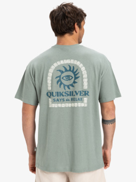 quiksilver, CL Sun Power - Short Sleeves T-Shirt for Men, CHINOIS GREEN (gkb0) CL Sun Power - Short Sleeves T-Shirt for Men  EQYZT08028