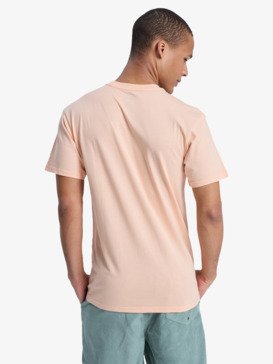 quiksilver, EV Comp Logo 2024 - Short Sleeves T-Shirt for Men, PEACH PARFAIT (mef0) EV Comp Logo 2024 - Short Sleeves T-Shirt for Men  EQYZT08072