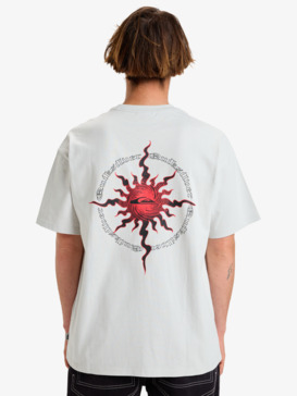 quiksilver, Solaris - Short Sleeve T-Shirt for Men, LUNAR ROCK (sfb0) Solaris - Short Sleeve T-Shirt for Men  EQYZT08111