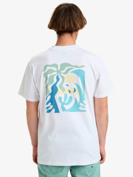 quiksilver, Ev Everyday Paradise - T-shirt met Zeefdruk met Korte mouw voor Heren, WHITE (wbb0) Ev Everyday Paradise - Short Sleeve T-Shirt for Men  EQYZT08131