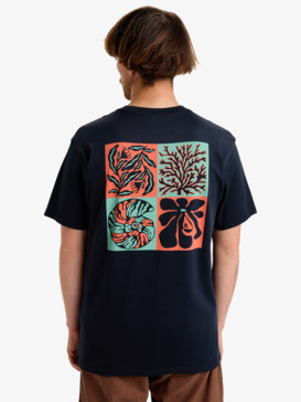 quiksilver, Evo Interconnected - Short Sleeve T-Shirt for Men, BLACK (kvj0) Evo Interconnected - Short Sleeve T-Shirt for Men  EQYZT08132
