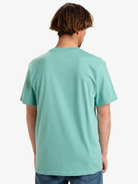 quiksilver, Evo Abstract Chaos - Kurzärmliges T-Shirt mit Screen-Print für Männer, MALACHITE GREEN (gjr0) Evo Abstract Chaos - Short Sleeve T-Shirt for Men  EQYZT08133