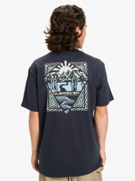 quiksilver, Ev Desert Waves - Camiseta de manga corta para hombre, DARK NAVY (ktp0) Ev Desert Waves - Short Sleeve T-Shirt for Men  EQYZT08183