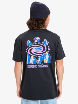 quiksilver, Ev Waves Festival - T-shirt de manga curta para homem, BLACK (kvj0) Ev Waves Festival - Short Sleeve T-Shirt for Men  EQYZT08186
