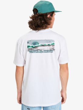 quiksilver, Ev Moon Run - Camiseta de manga corta para hombre, WHITE (wbb0) Ev Moon Run - Short Sleeve T-Shirt for Men  EQYZT08188