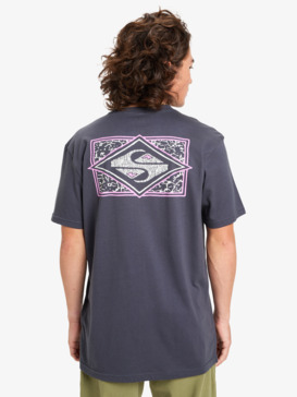 quiksilver, Evo Crisis - Camiseta de manga corta para hombre, INDIA INK (ksh0) Evo Crisis - Short Sleeve T-Shirt for Men  EQYZT08192