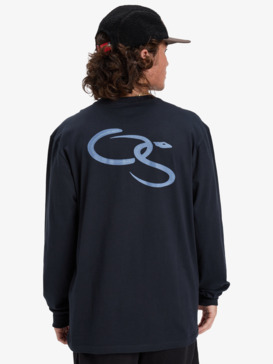 quiksilver, Evo Snake Type - T-shirt manches longues pour Homme, BLACK (kvj0) Evo Snake Type - Long Sleeve T-Shirt for Men  EQYZT08194