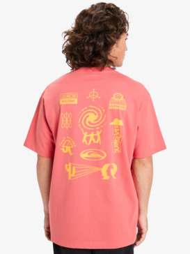 quiksilver, Pto Welcome All - Short Sleeve T-Shirt for Men, MINERAL RED (mmz0) Pto Welcome All - Short Sleeve T-Shirt for Men  EQYZT08199