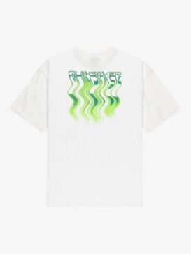 quiksilver, Hw Melt Away - Camiseta de manga corta para hombre, SNOW WHITE (wbk0) Hw Melt Away - Short Sleeve T-Shirt for Men  EQYZT08200