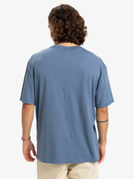 quiksilver, Salt Water - T-Shirt à manches courtes pour Homme, CHINA BLUE (bnd0) Salt Water - Short Sleeve T-Shirt for Men  EQYZT08204