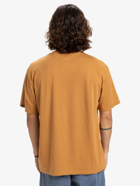 quiksilver, Salt Water - T-shirt de manga curta para homem, ALMOND (cmd0) Salt Water - Short Sleeve T-Shirt for Men  EQYZT08204