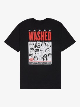 quiksilver, Washed - Tee-shirt à manches courtes pour Homme, BLACK (kvd0) Washed - Short Sleeve Tee for Men  EQYZT08449