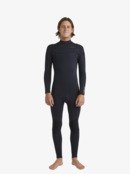 Everyday Sessions 4/3mm - Men's Black Chest Zip Wetsuit | Quiksilver