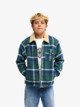 DARK DENIM HARRINGTON CHECK (brq4)