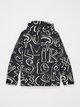 KIDS SPIRAL PRINT BLACK (kvj6)