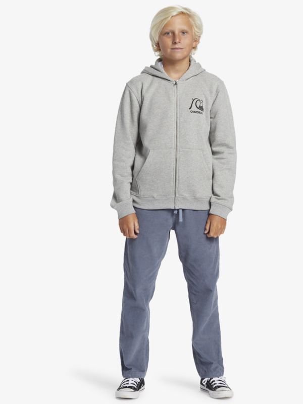 Graphic - Zip-up hooded sweatshirt for boys 8-16yrs  AQBFT03109