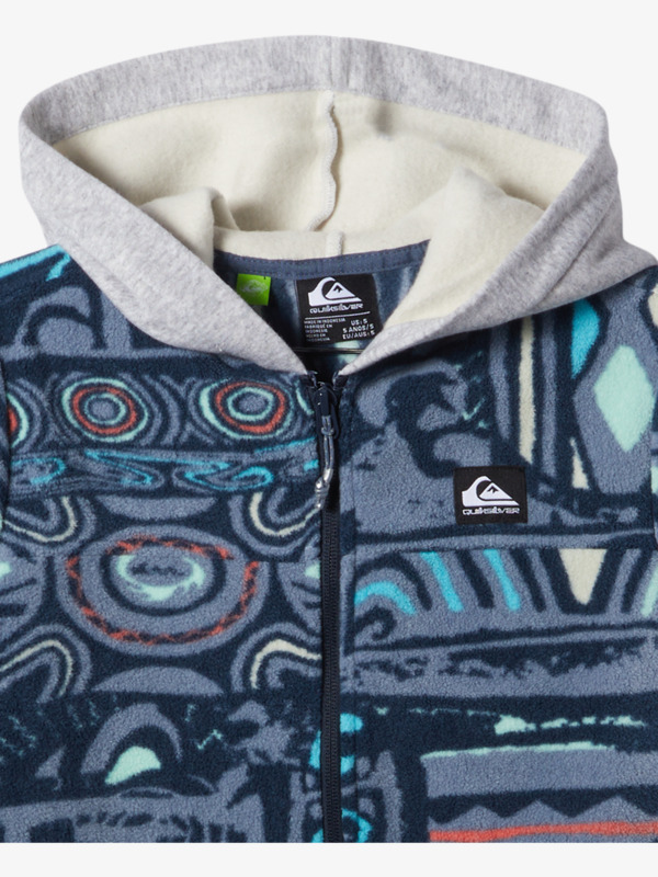 Surf Days - Zip-up hooded fleece for boys 2-7yrs  AQKFT03050