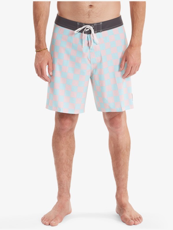 Checker 18" - Recycled Board Shorts for Men  AQYBS03535