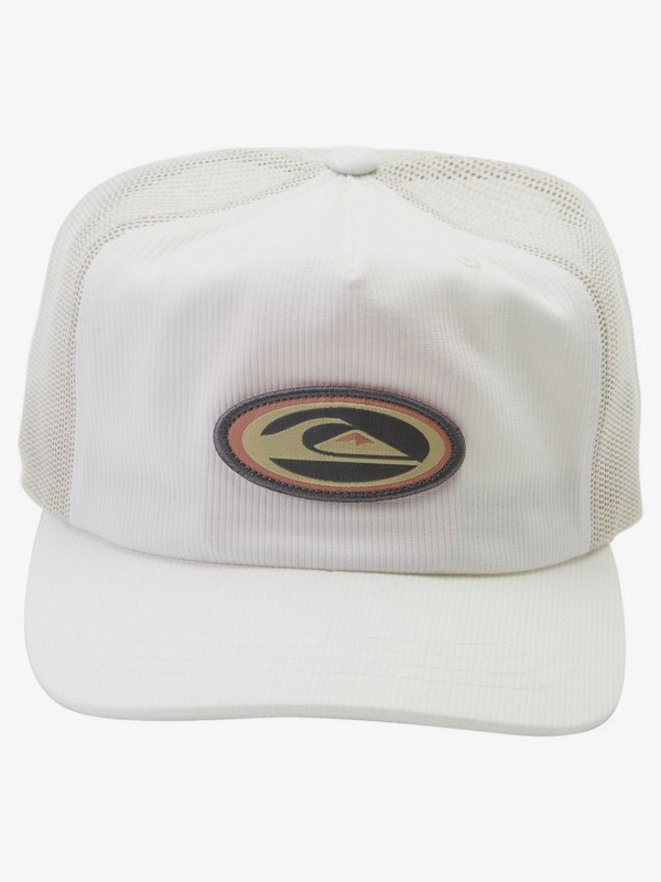 quiksilver, New Age Cordy - Casquette trucker pour Homme, ANTIQUE WHITE (wcl0) New Age Cordy - Trucker Cap for Men  AQYHA05022