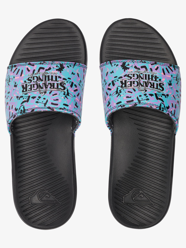 Quiksilver x Stranger Things Lenora Hills Bright Coast - Slider Sandals for Men  AQYL101294