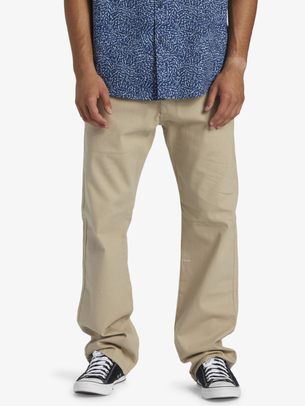 Landers - Straight Fit Trousers for Men  AQYNP03024