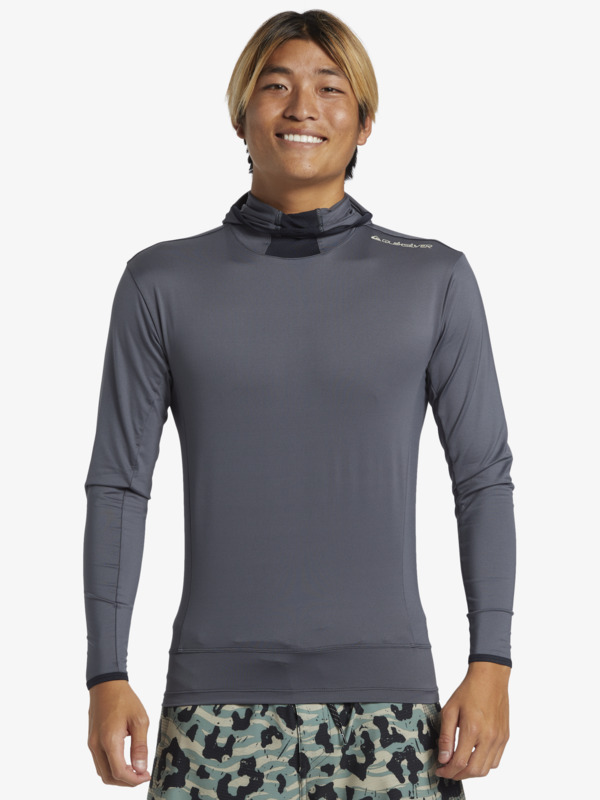 Highline - Long Sleeve UPF 50 Hooded Surf T-Shirt for Men  AQYWR03145