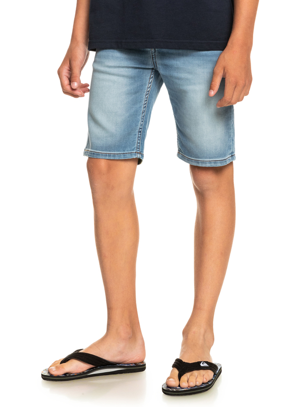 Modern Flave Saltwater - Denim Shorts for Boys 8-16 EQBDS03064