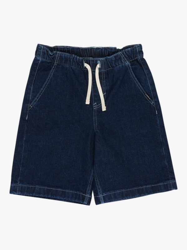 The Foam - Elasticated Denim Shorts for Boys 8-16  EQBDS03071