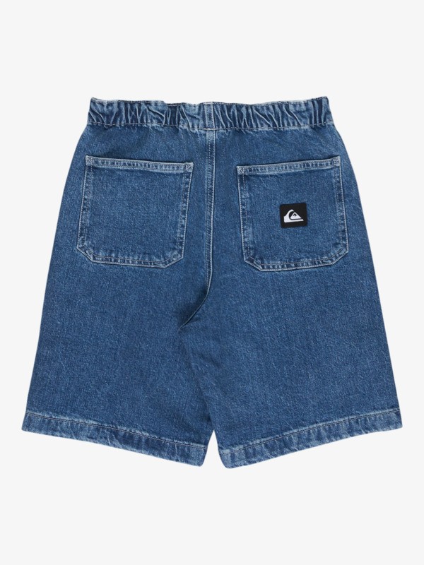 The Foam - Elasticated Denim Shorts for Boys 8-16  EQBDS03071