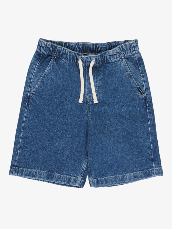 The Foam - Elasticated Denim Shorts for Boys 8-16  EQBDS03071