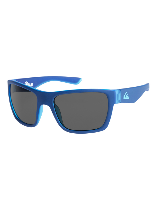 quiksilver, Captain - Lunettes de soleil pour garçon 3-7 ans, MATTE CRYSTAL BLUE/ GREY (xbbs) Captain - Sunglasses for Boys 3-7  EQBEY03003