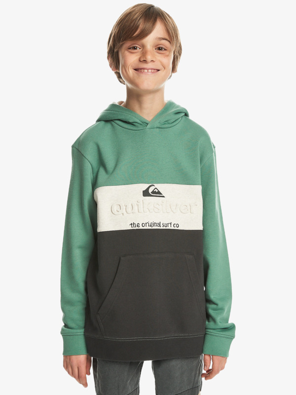 Emboss Block - Pullover Hoodie for Boys 8-16  EQBFT03881