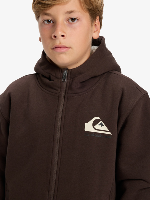 Fleece Sherpa - Full Zip Hoodie for Boys 8-16  EQBFT03947