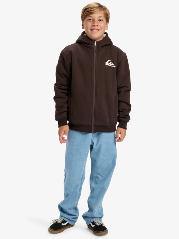 Fleece Sherpa - Full Zip Hoodie for Boys 8-16  EQBFT03947