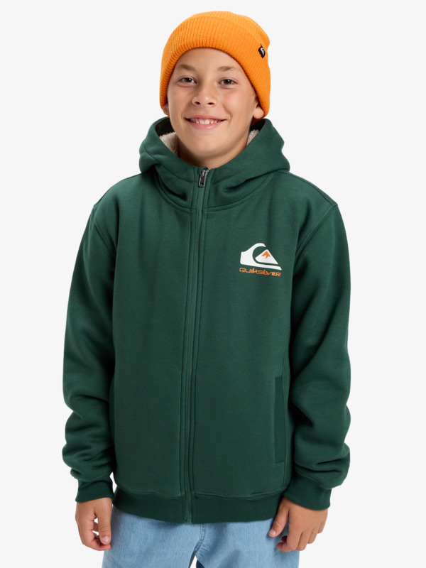 Fleece Sherpa - Full Zip Hoodie for Boys 8-16  EQBFT03947